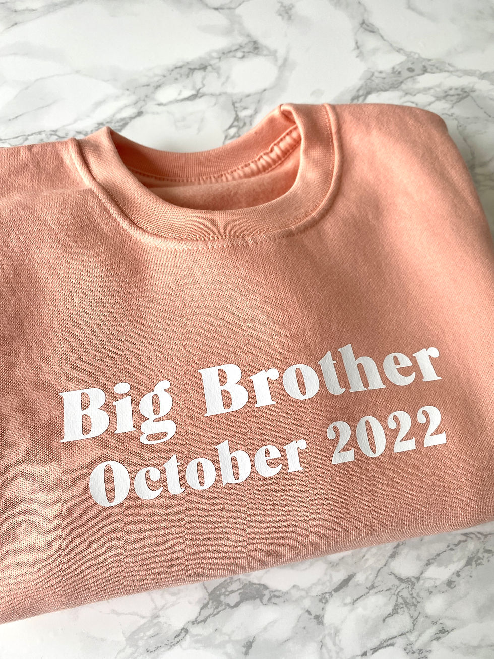 Personalised Baby/sibling Announcement Jumper