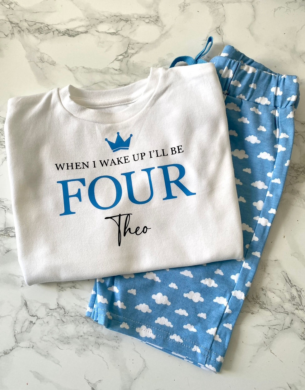 Thumbnail: Personalised Birthday When I Wake Up Cloud Pyjamas 