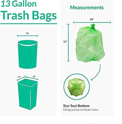 Thumbnail: Reli. Biodegradable 13 Gallon Trash Bags | 100 Count