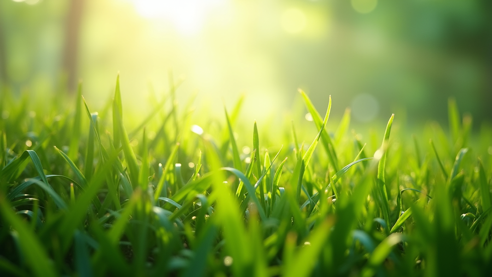 Vista aérea de uma brisa suave movendo folhas verdes em um dia ensolarado