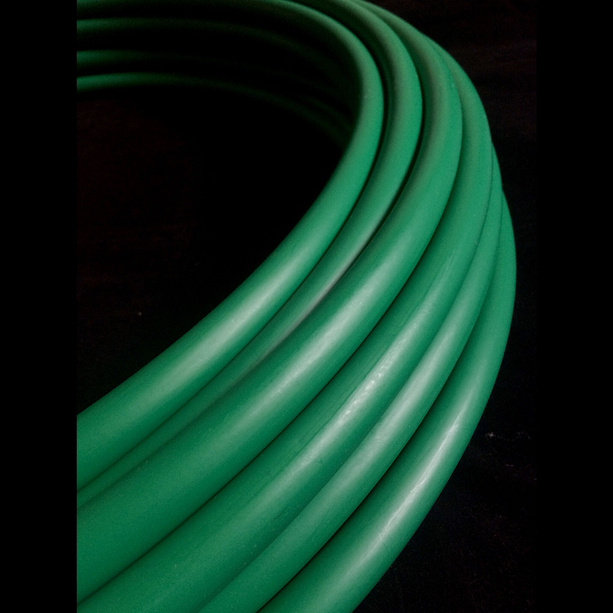 3/4" School Green Colored HDPE Hoop