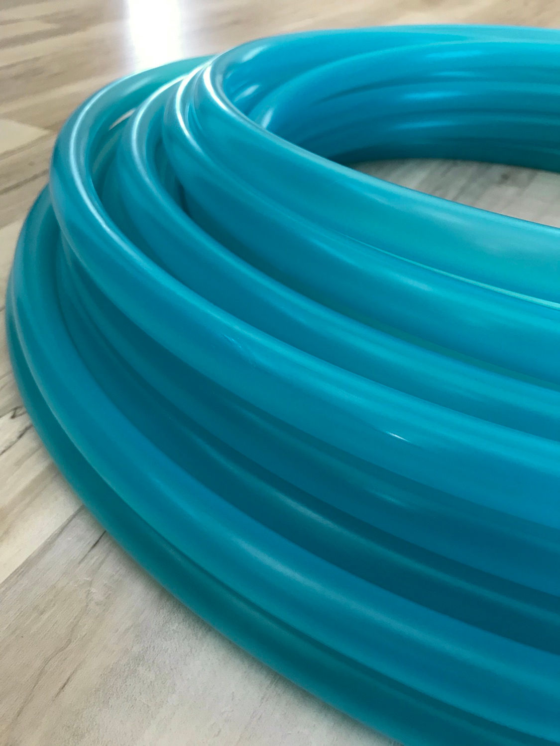 UV Aqua Blue Polypro Hula Hoop