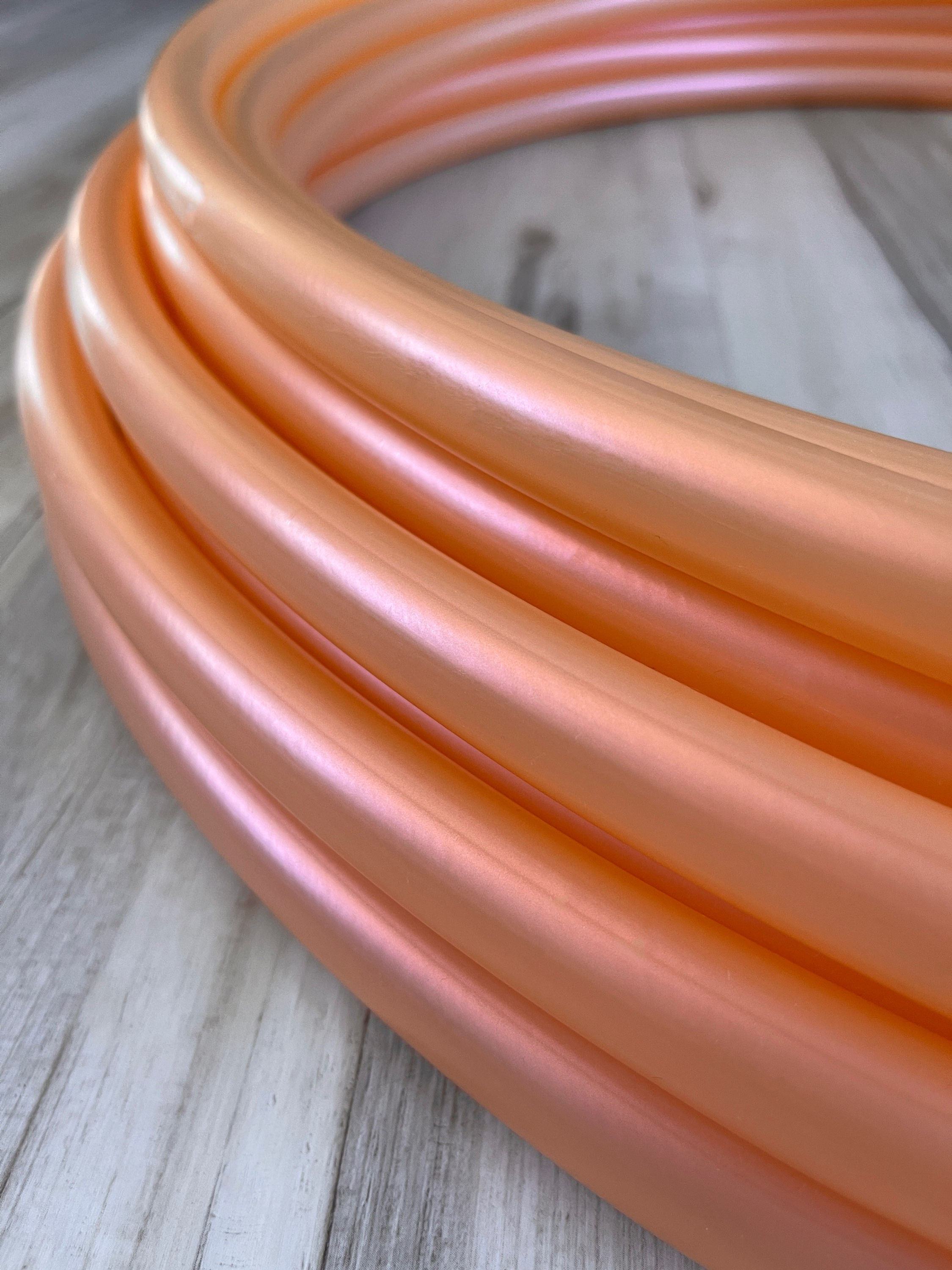 Mandarin Spice Colored Polypro Hula Hoop