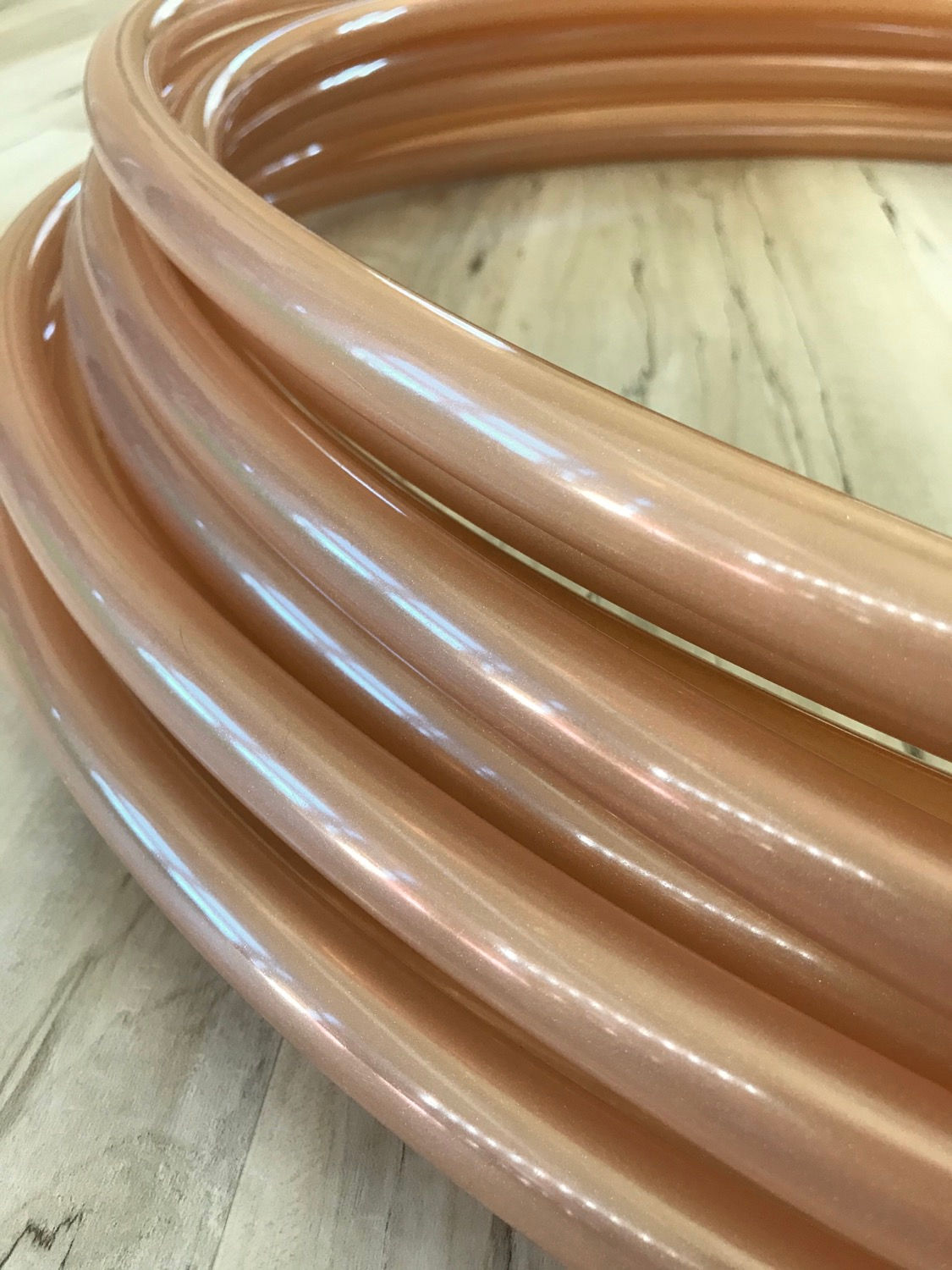 Ginger Bronze Stardust Colored Polypro Hula Hoop