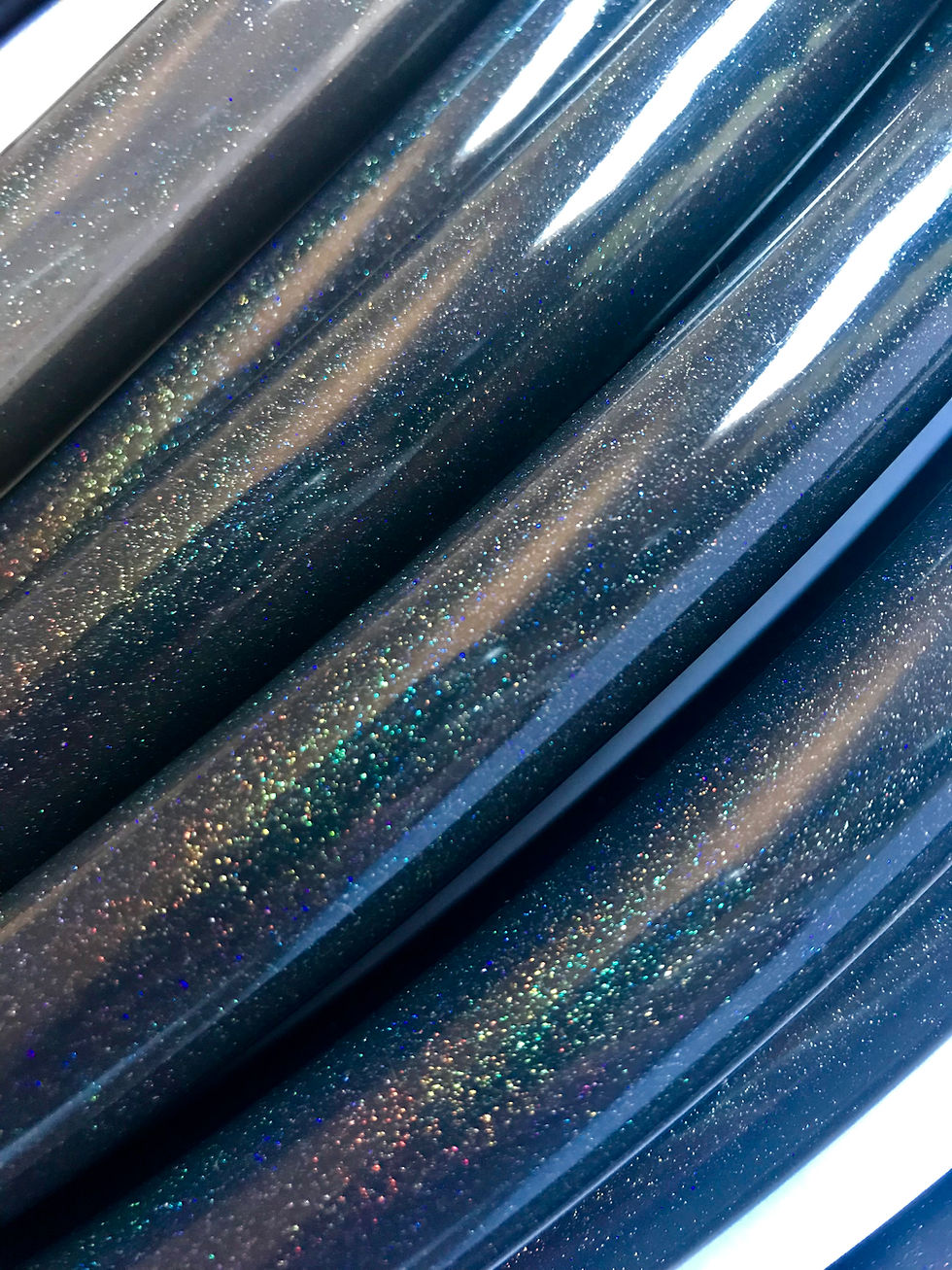 Thumbnail: 3/4" Onyx Stardust Polypro Hoop