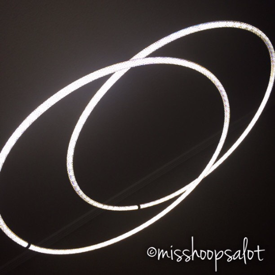 Thumbnail: White/Silver High Intensity Reflective Taped Hoop