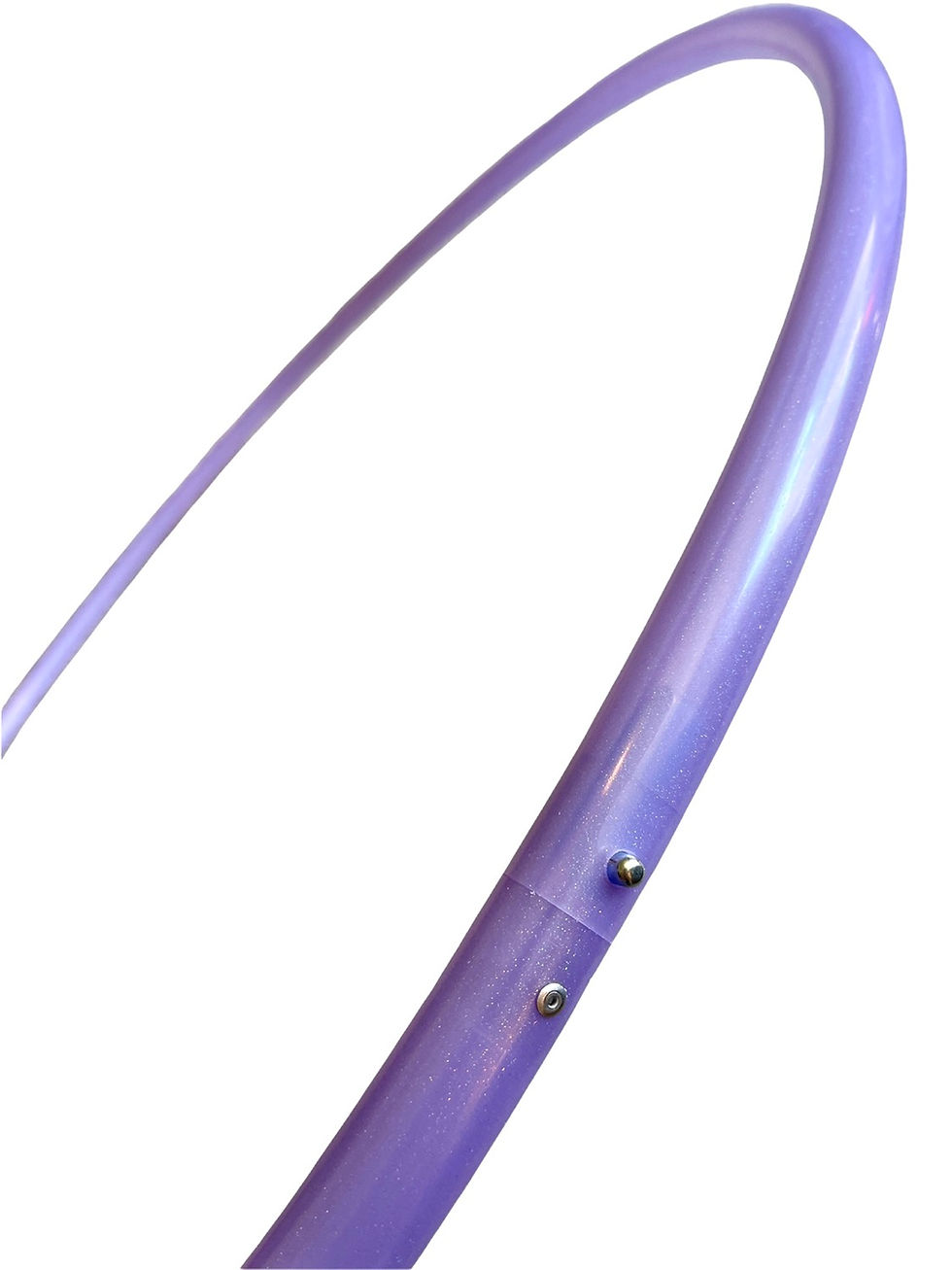 Thumbnail: Lavender Stardust Purple Glitter Polypro Hula Hoop