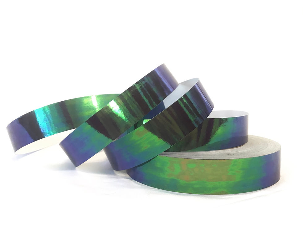 Thumbnail: Black Pearl Opalescent Color Shifting Taped Hoop