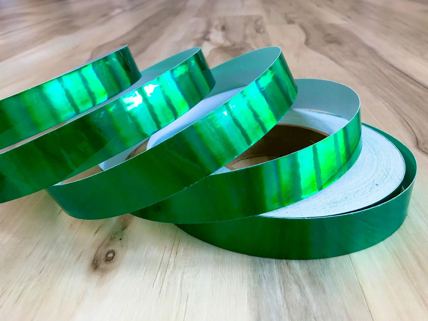 Emerald Rainbow Taped Hoop