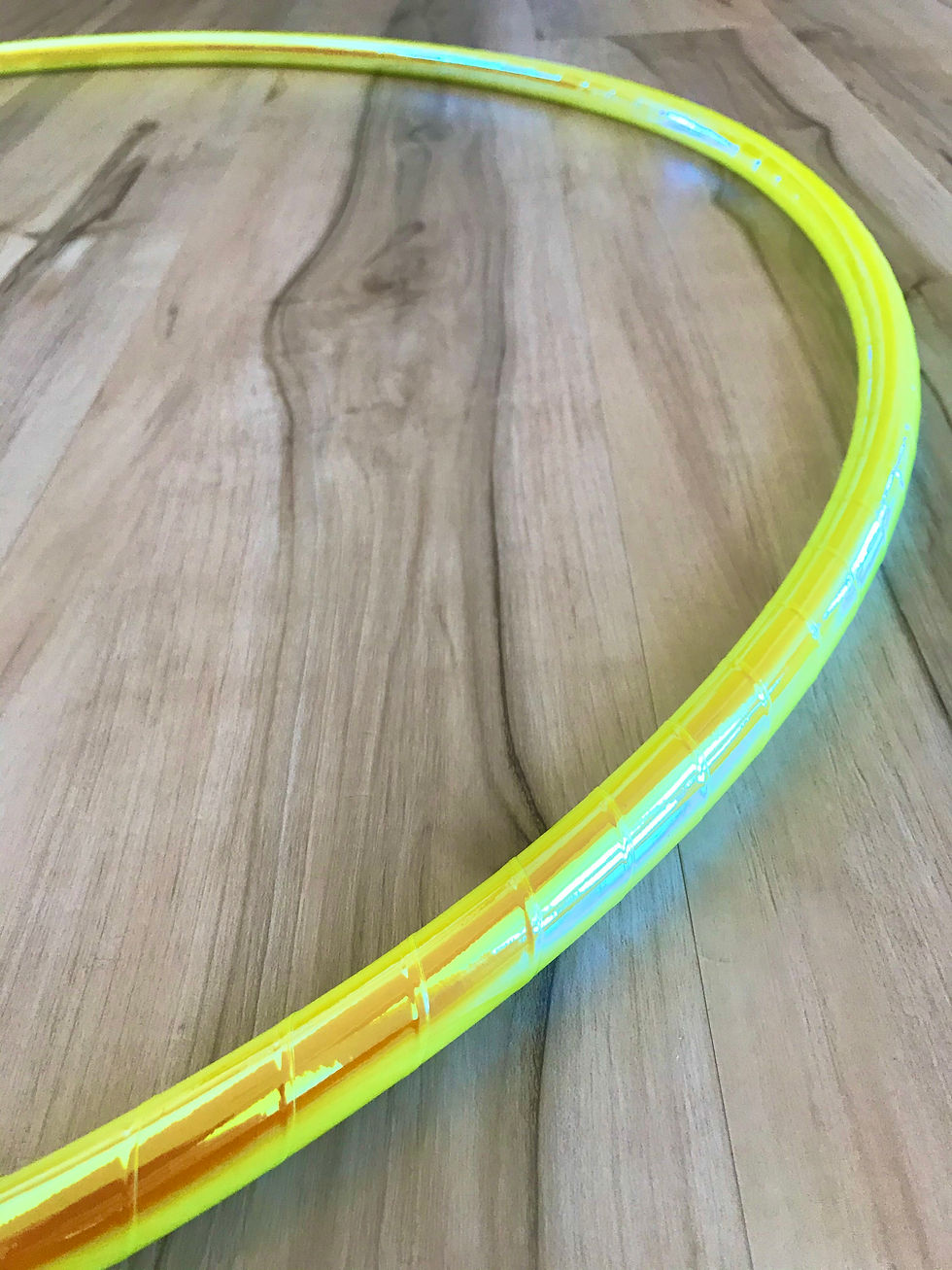 Thumbnail: Yellow Sunburst Color Shifting Taped Hoop