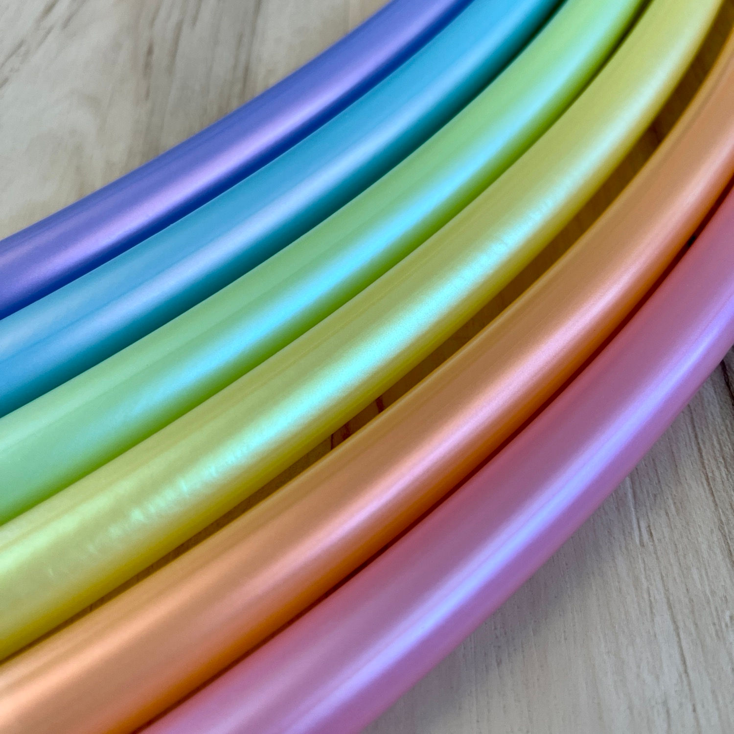 Pastel Rainbow 6 Piece Sectional Travel Hoop