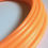 Thumbnail: 3/4" Salmon Orange Glow in the Dark Polypro Hoop
