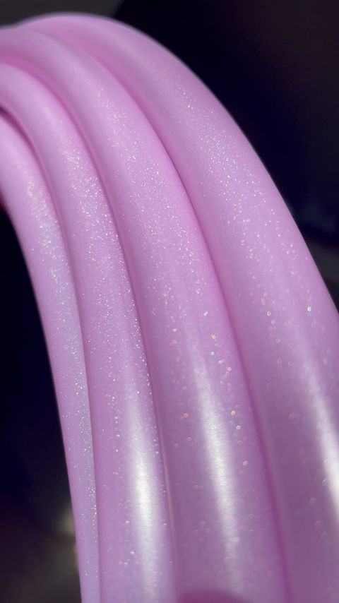 Thumbnail: Berry Shimmer Glitter Polypro Hula Hoop