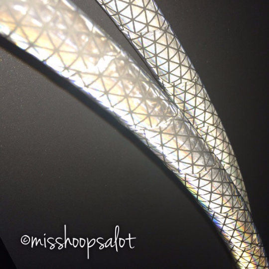 Thumbnail: White/Silver High Intensity Reflective Taped Hoop