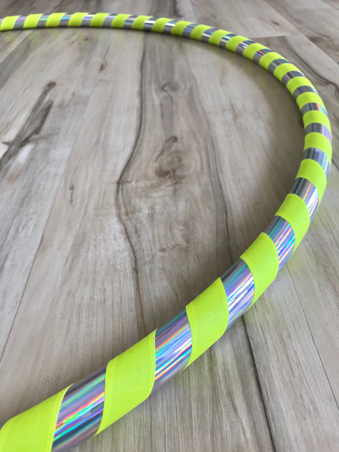 'Electric Rainbow' Beginner/Fitness Hoop