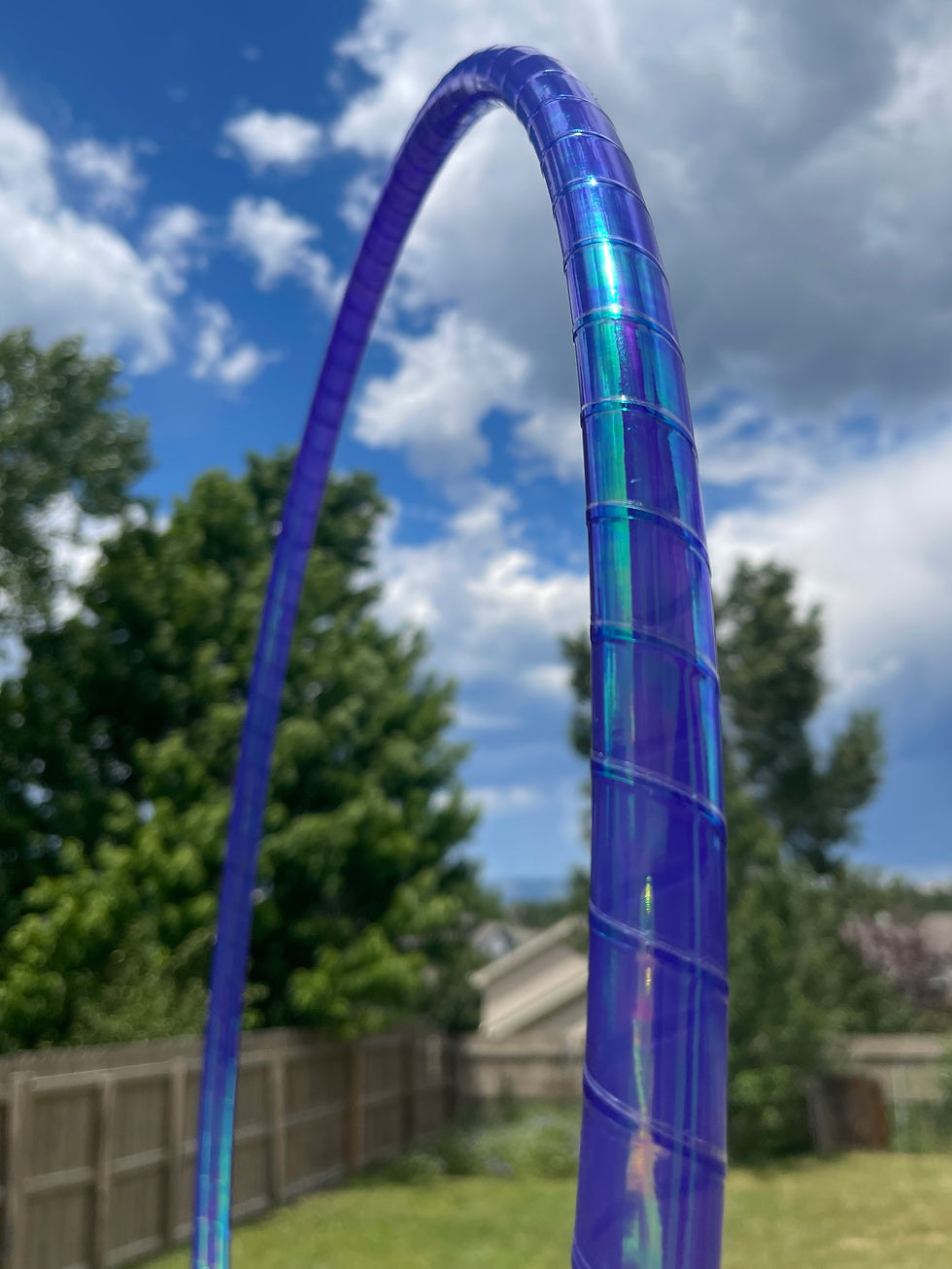 Thumbnail: Ether Opalescent Color Shifting Taped Hoop