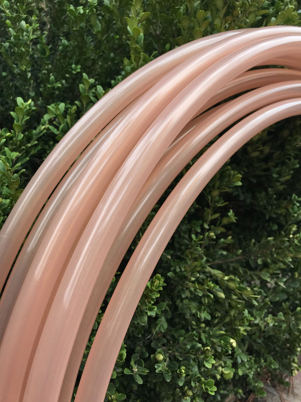 Thumbnail: Ginger Bronze Stardust Colored Polypro Hula Hoop