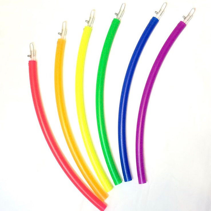 Thumbnail: UV Rainbow 6 Piece Sectional Travel Hoop