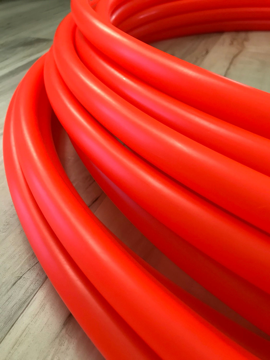 11/16" UV Poppy Blossom Red Polypro Hoop