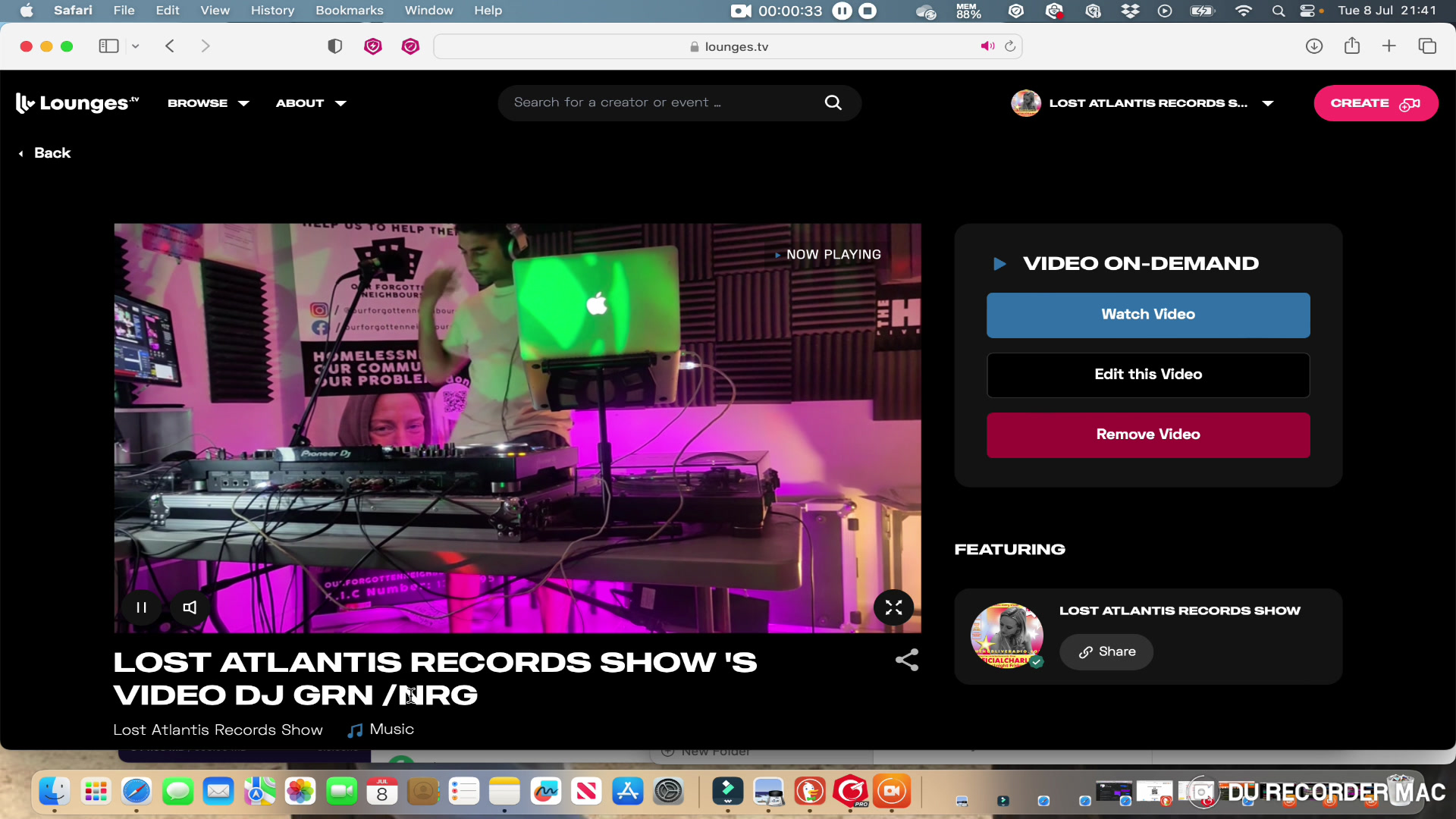 DJ GRN & MC NRG on Live Lounges TV