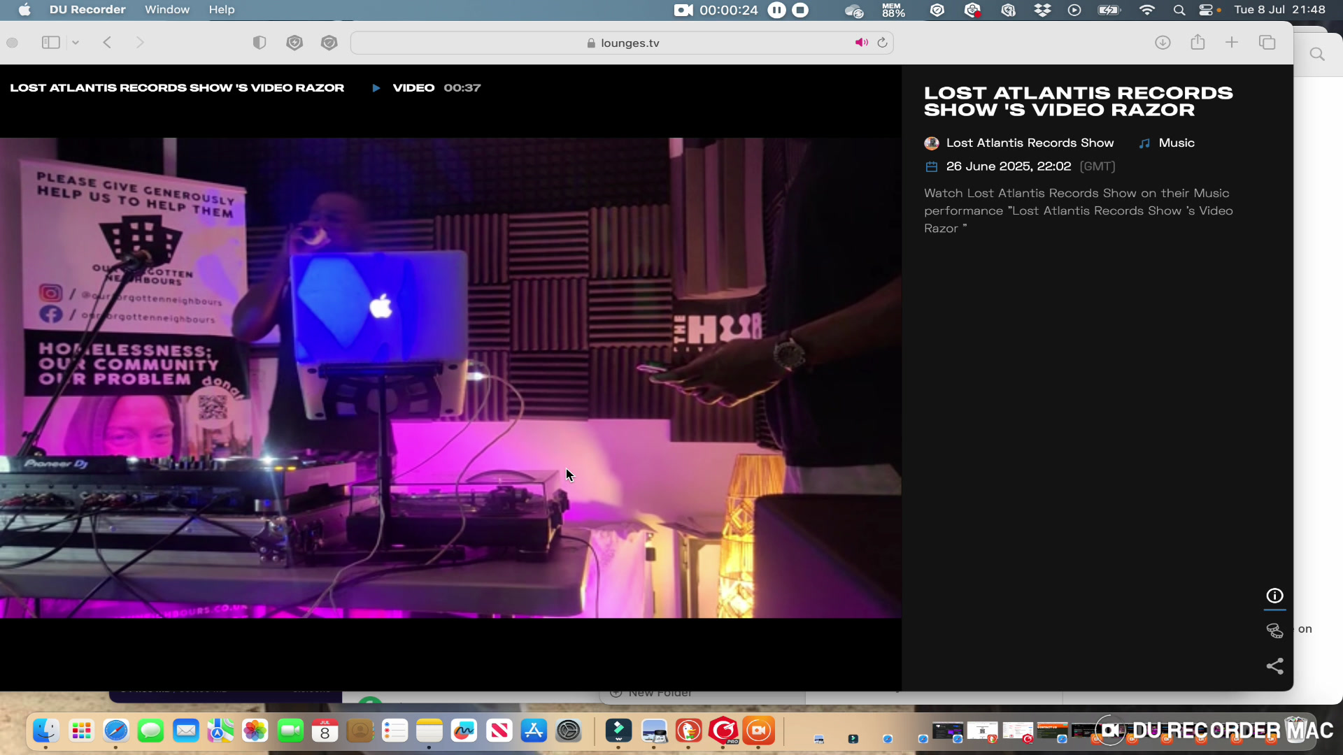 Razor on Live Lounges TV