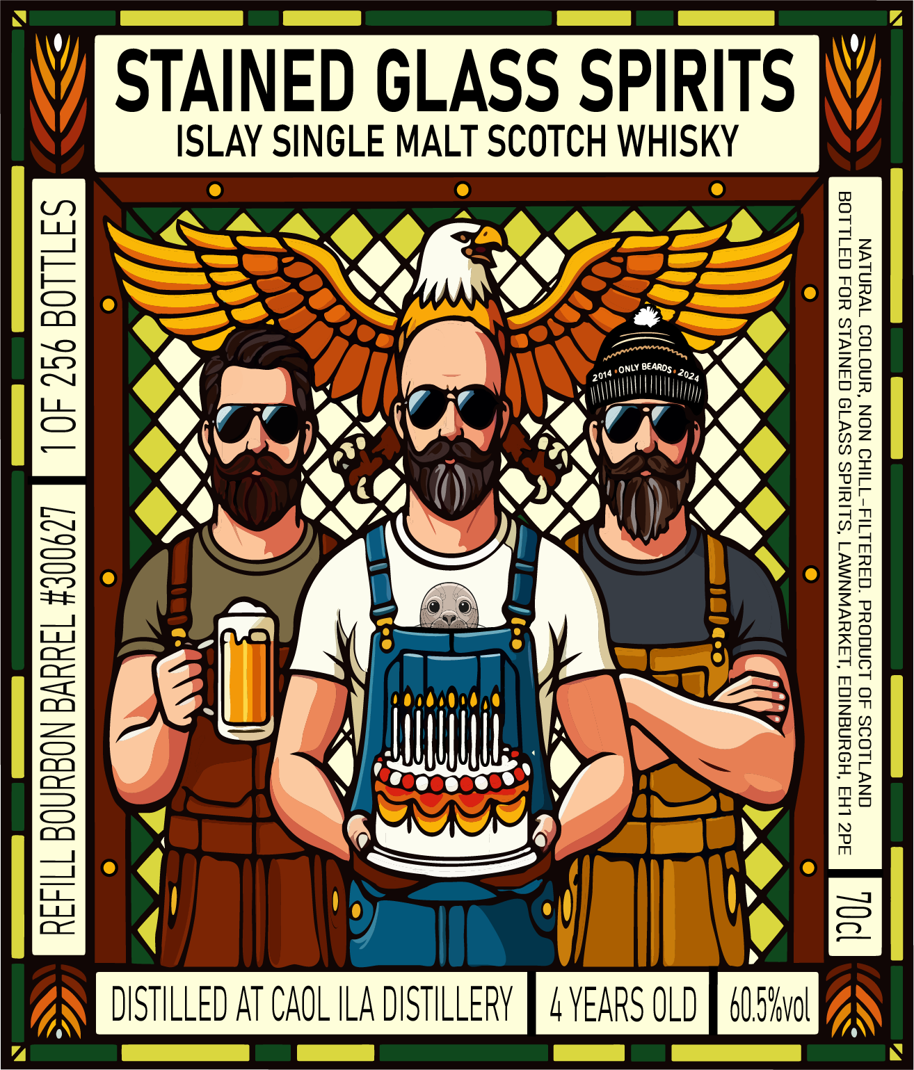 Caol Ila 4 Year Old Stained Glass Spirits