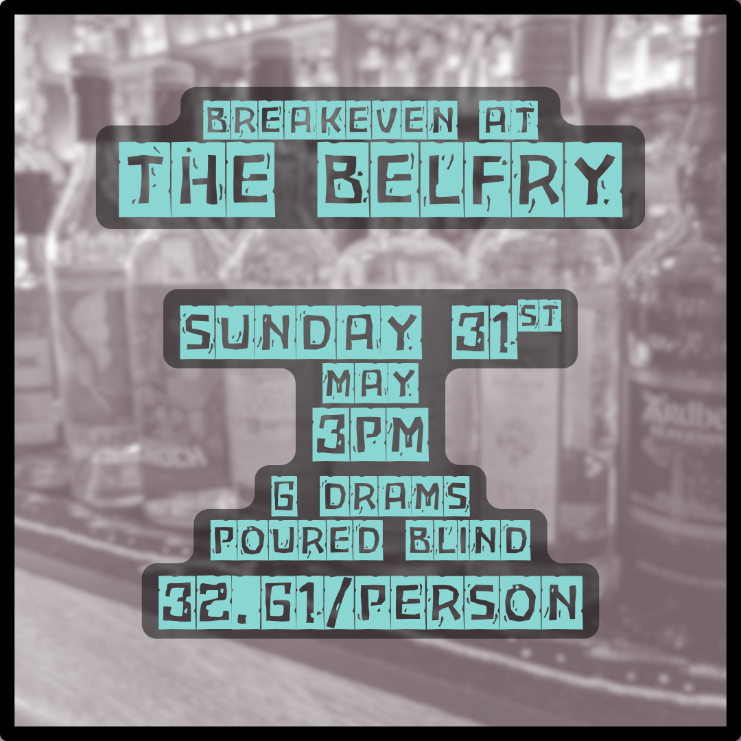 Breakeven at The Belfry, Sunday 31st May, 3pm
