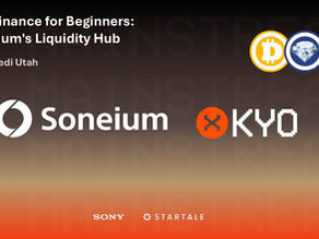 Kyo Finance for Beginners: Soneium's Liquidity Hub
