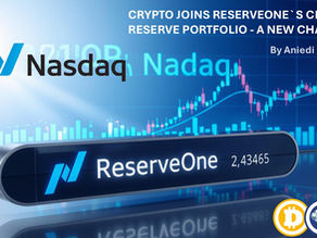 CARDANO JOINS RESERVEONE`S CRYPTO RESERVE PORTFOLIO - A NEW CHAPTER