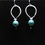 Thumbnail: (SOLD)Turquoise and Sterling Silver Earrings(SOLD)