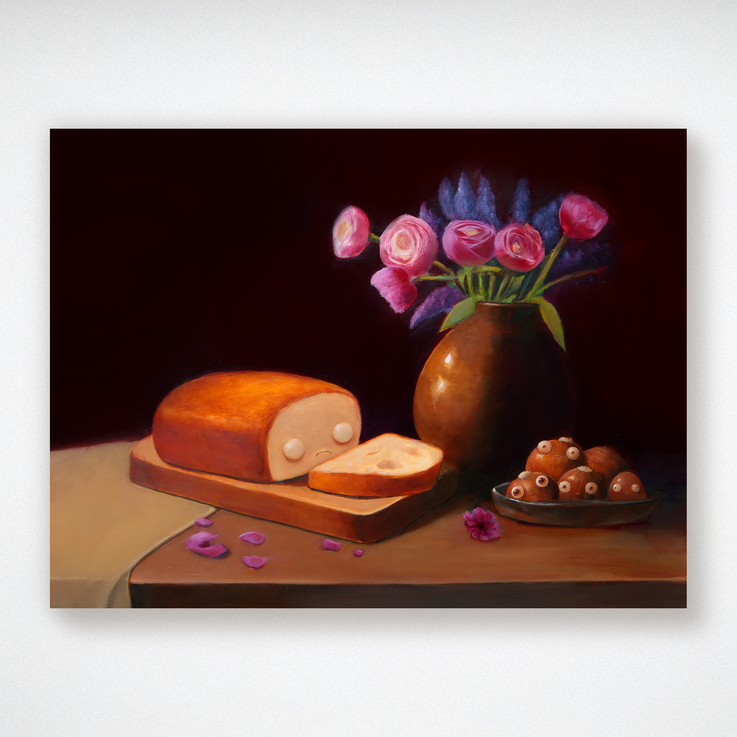 Smooth bread and kooky egg