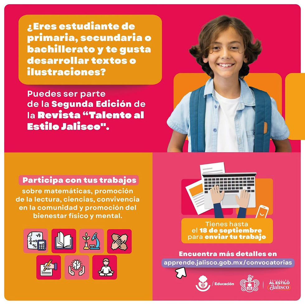 ¿Te gusta escribir o dibujar? Así puedes publicar tu talento en la revista estudiantil de Jalisco