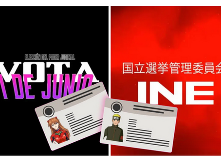 El INE se pone otaku y lanza invitación a votar... ¡al ritmo de Evangelion!