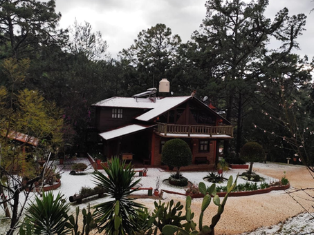 Mazamitla se pinta de blanco: granizada y aguanieve sorprenden al Pueblo Mágico