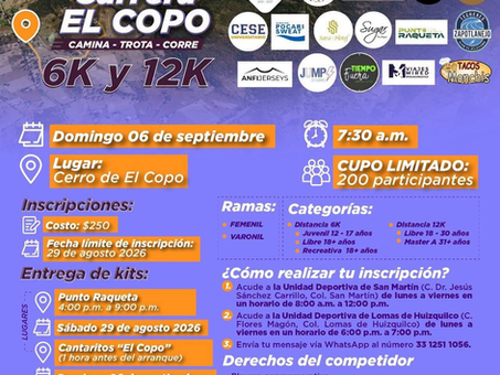 Corre entre naturaleza en la Carrera El Copo