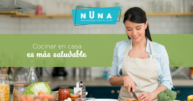 Cocinar en casa es más saludable ya que planificas lo que vas a comer