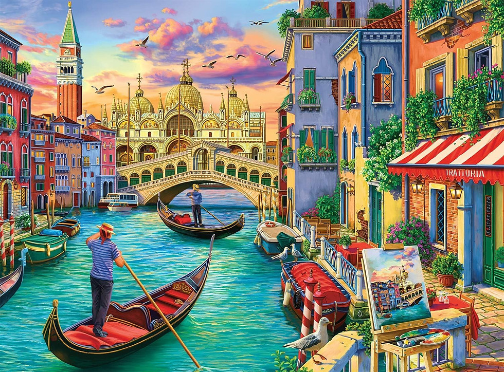 Miniatura: Sights of Venice - 1000 pcs