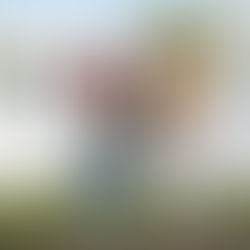 Black homeowners as family of four smiling in front of a white house. Parents hold young children. Casual clothing, sunny day, green lawn.