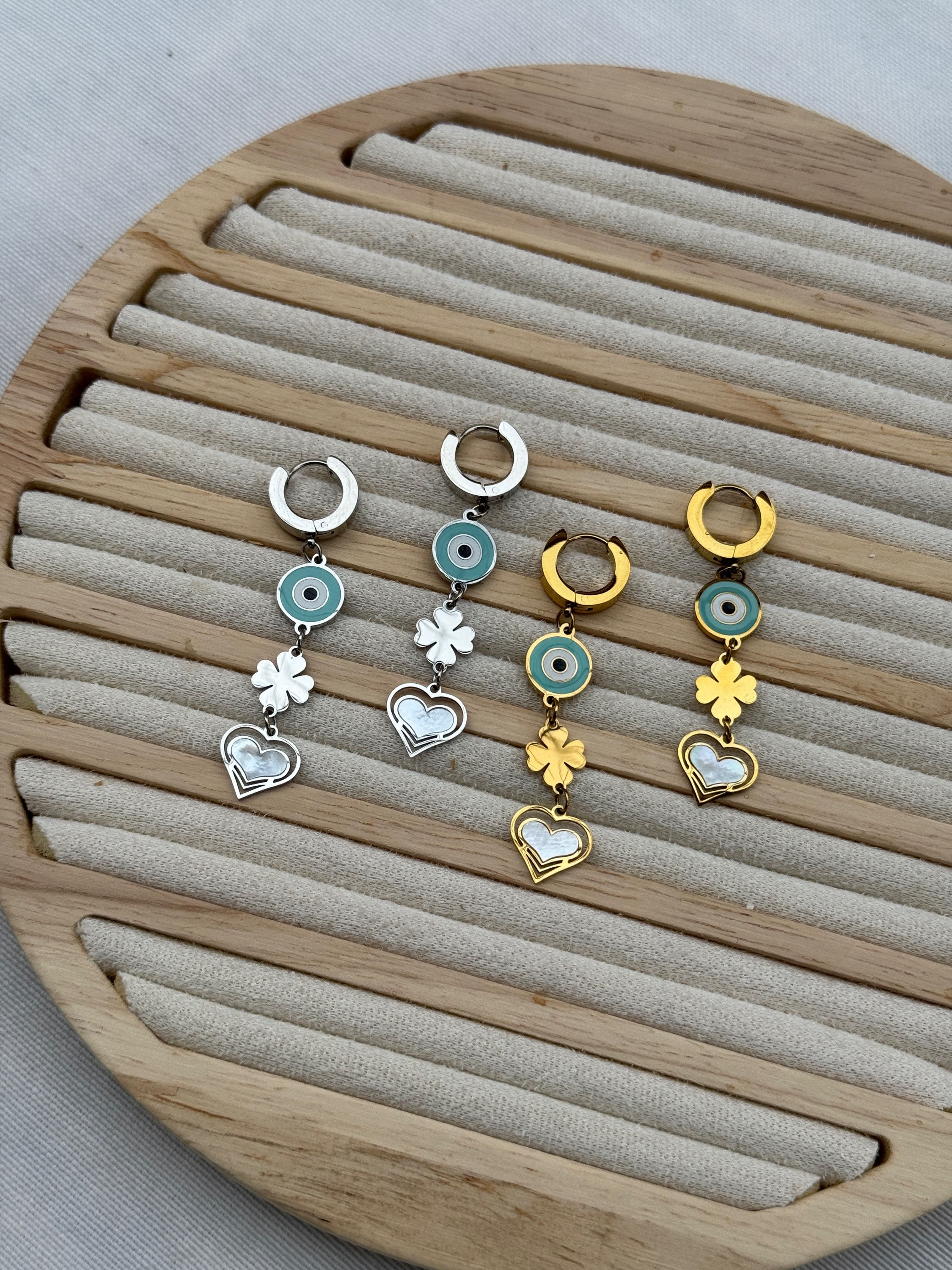 Çelik şans küpesi SSKP147