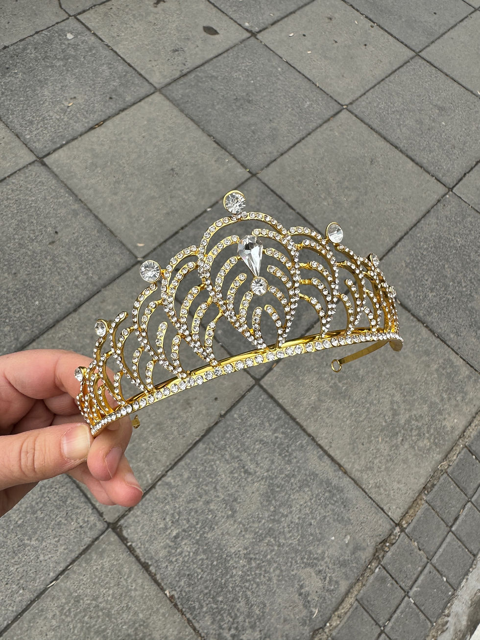 Gold gelin tacı ABY71