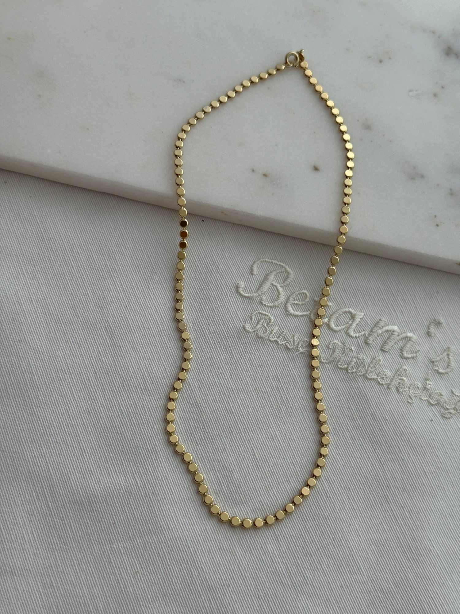 Gold ezme zincir kolye A-0000010