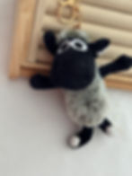 kuzu anahtarlık çanta süsü