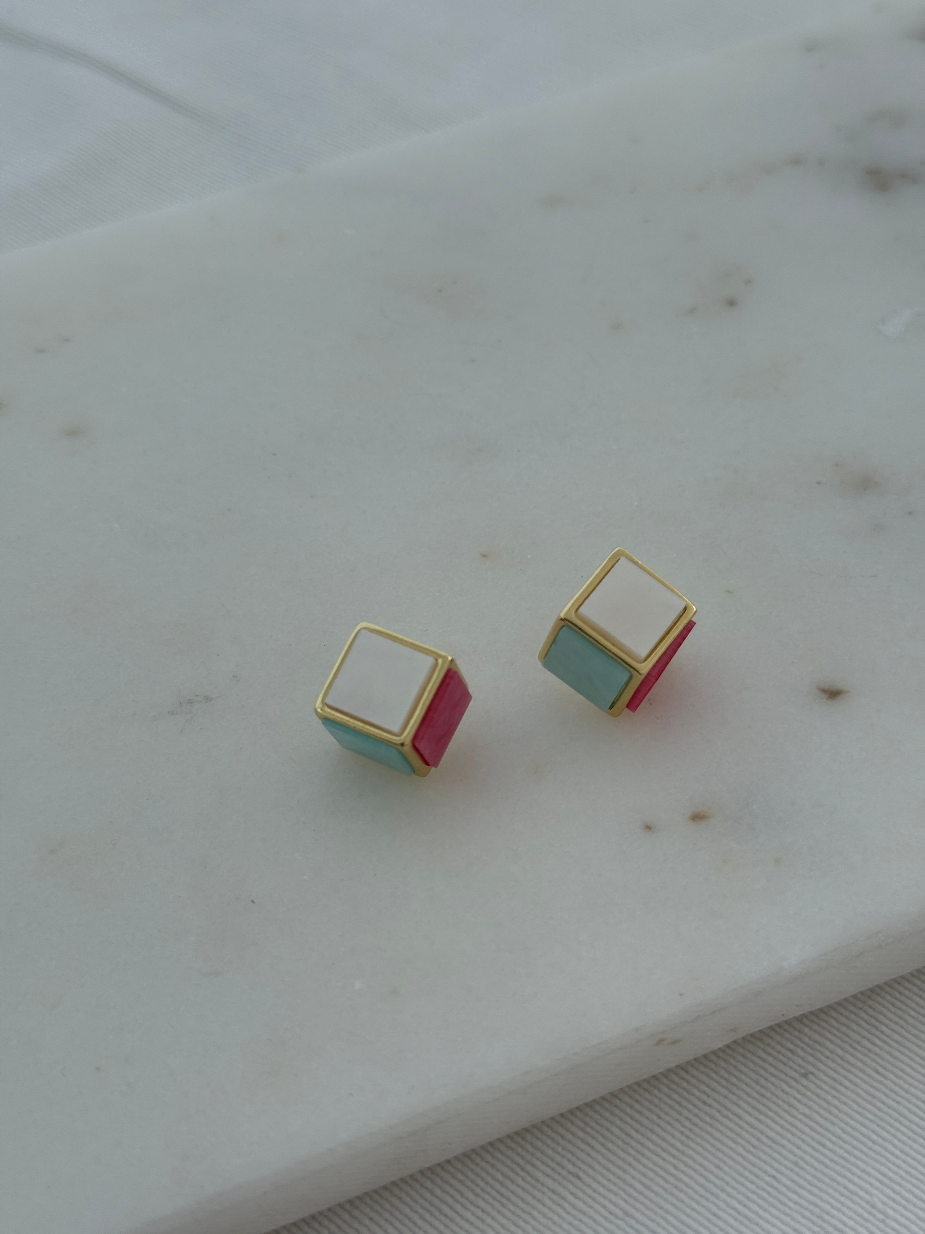 Gold zar model küpe AK-313