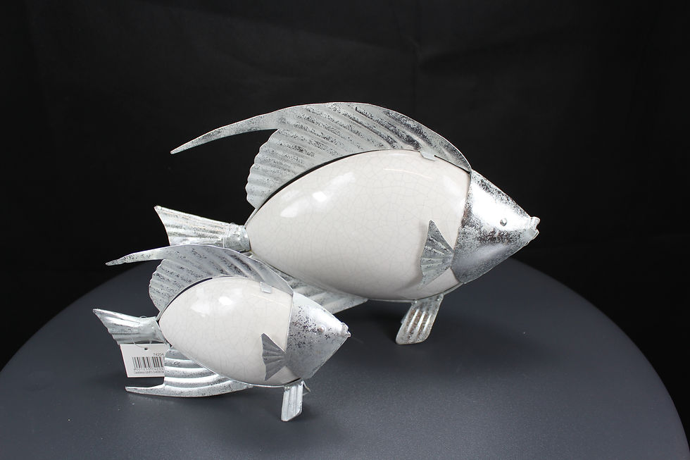 Miniaturbild: Fisch Metall gross
