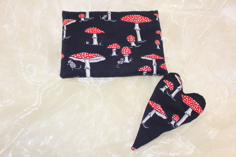 Miniaturbild: Traubenkernherz Fliegenpilz dunkelblau