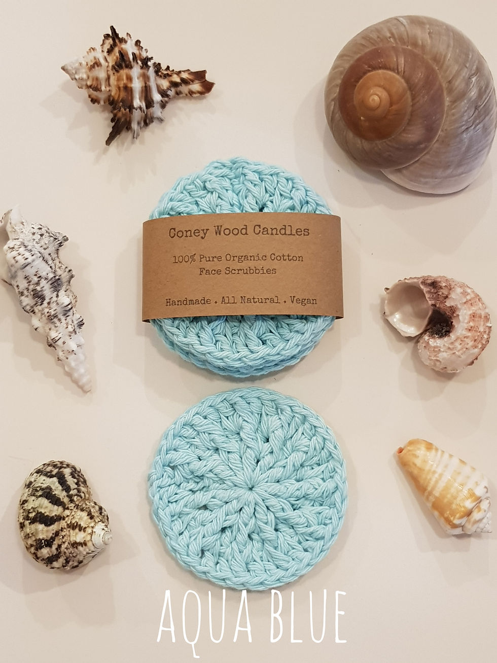 Thumbnail: Face Scrubbies 100% Pure Organic Cotton