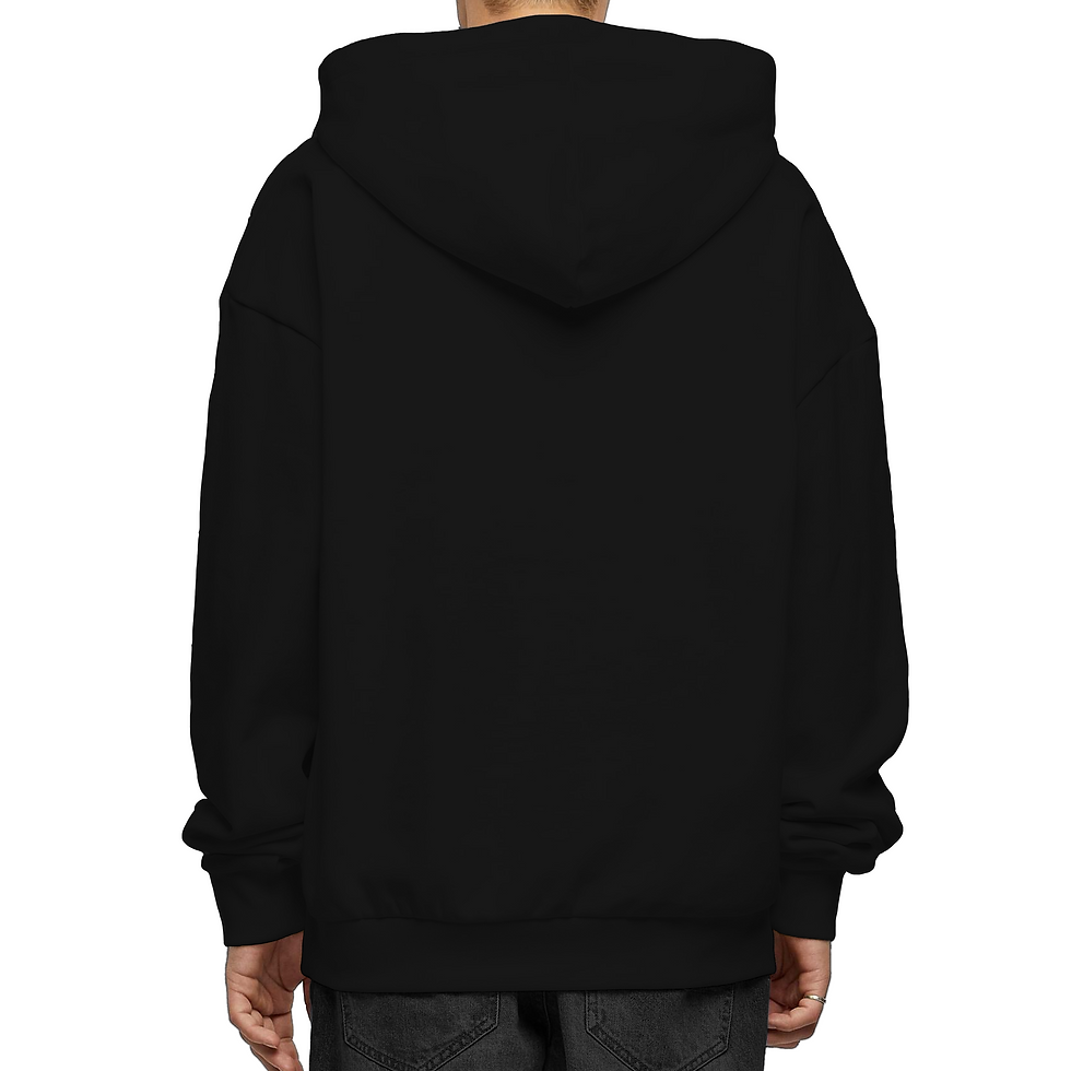 Miniaturbild: getragene Rückansicht Floral Rimaro Heavy Hoodie Streetwear fashion