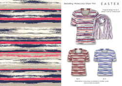 Watercolour stripe page 1