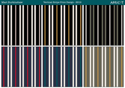 Vertical Stripe Print - Colourways