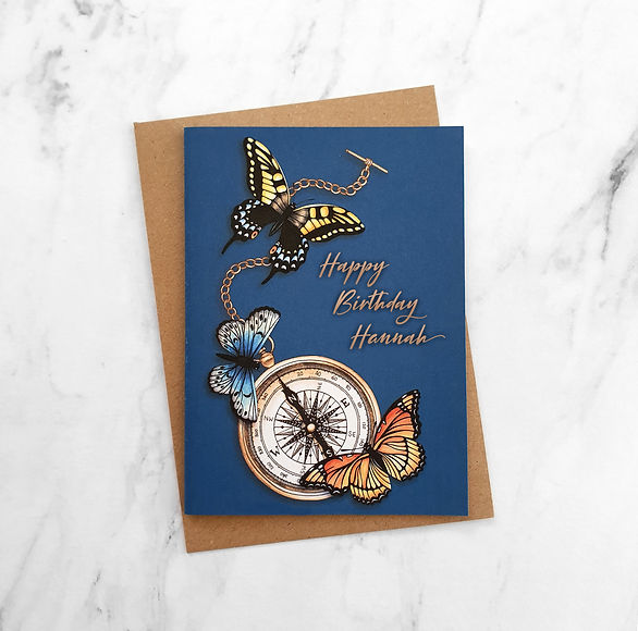 Curious Trinkets Cards - Blue Compass Ca